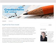 Tablet Screenshot of cr-intern.creditreform-magazin.de